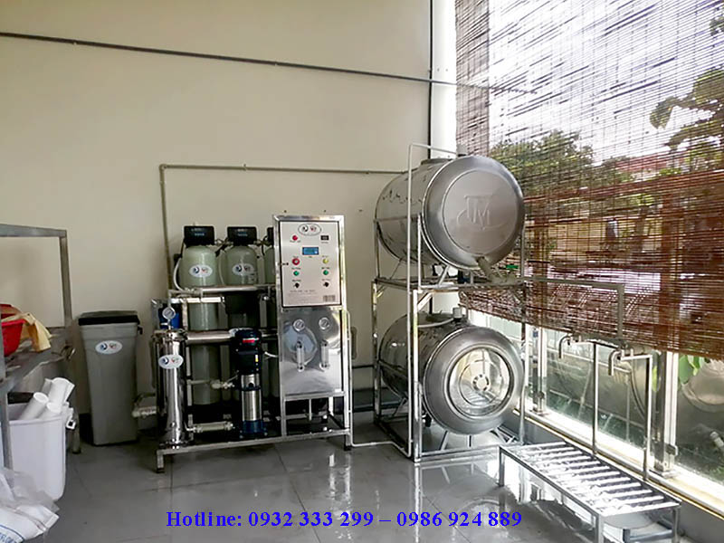 Bàn giao hệ thống lọc nước RO 250-300l/h tại trường mầm non Chuyên Mỹ
