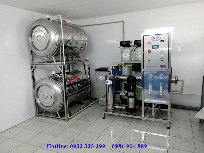 Bàn giao hệ thống lọc nước RO 250-300l/h tại trường mầm non Vân Từ