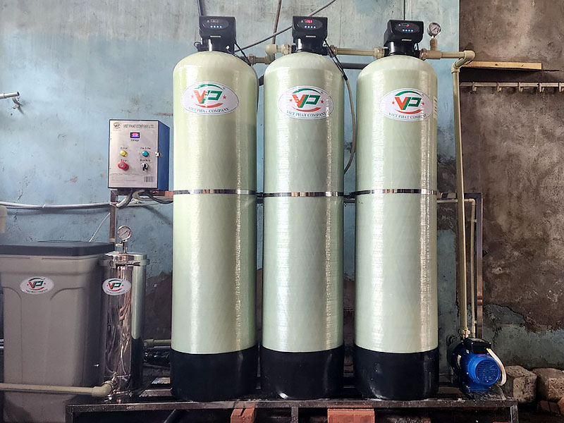 Bàn giao hệ thống lọc nước đầu nguồn công suất 2,5m3/h tại công ty HKK