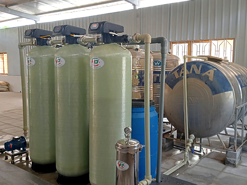 Bàn giao hệ thống lọc nước giếng khoan + lọc nước RO công nghiệp tại Thái Nguyên