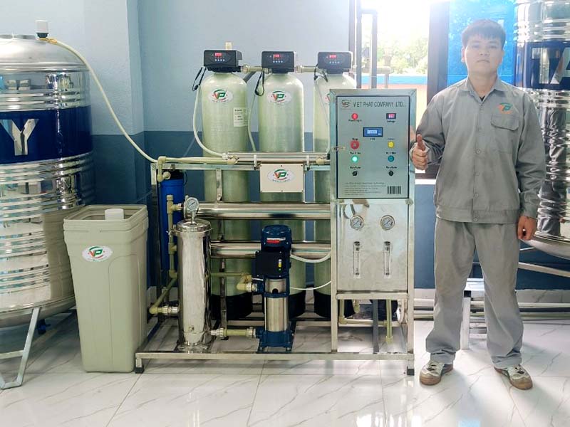 Bàn giao hệ thống lọc nước RO 500l/h tại Vĩnh Lộc - Thanh Hoá