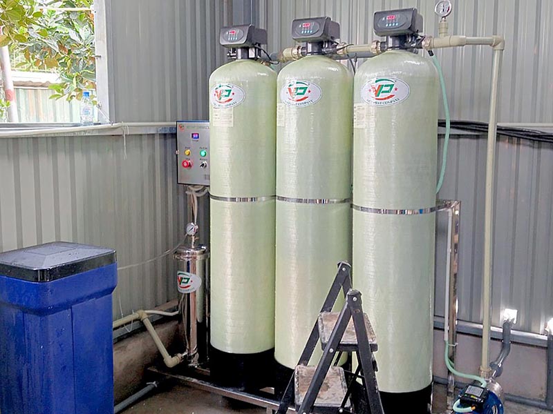 Công Trình Lọc Nước Sinh Hoạt Phục Vụ Sản Xuất Đá Viên Tại Thái Bình