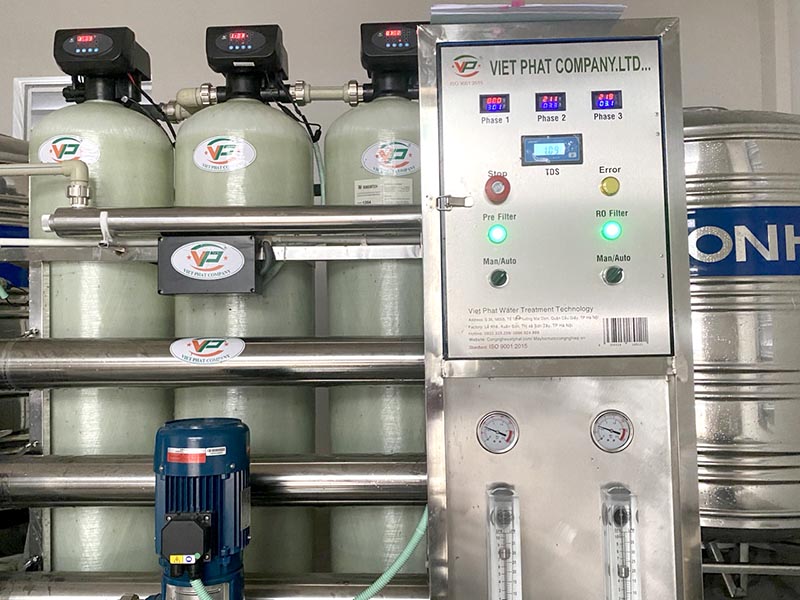 Lắp Đặt Hệ Thống Lọc Nước Tinh Khiết RO Công Suất 1000l/h Cho Công Ty Thịnh Phát Thái Bình