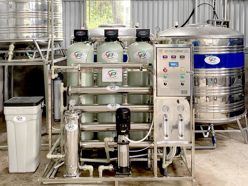 Bàn giao hệ thống lọc nước RO 1000l/h tại Phú Thọ
