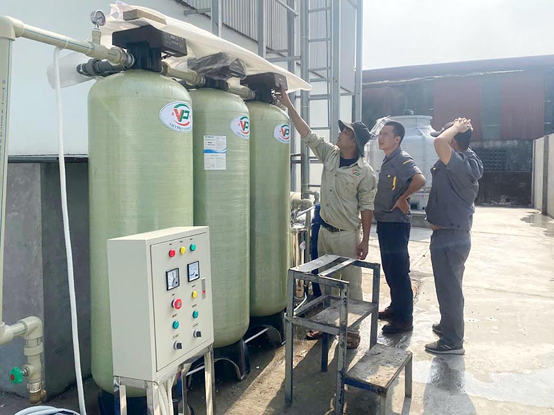 Hoàn Thiện Công Trình Lọc Nước Sinh Hoạt Công Suất 6m3/h Tại Bắc Ninh