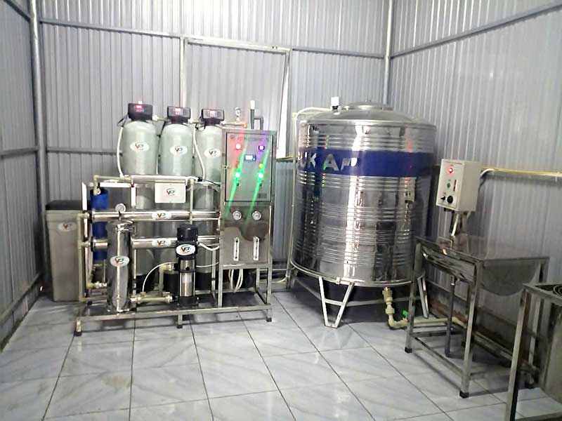Bàn giao dây chuyền sản xuất nước tinh khiết tại Phú Thọ