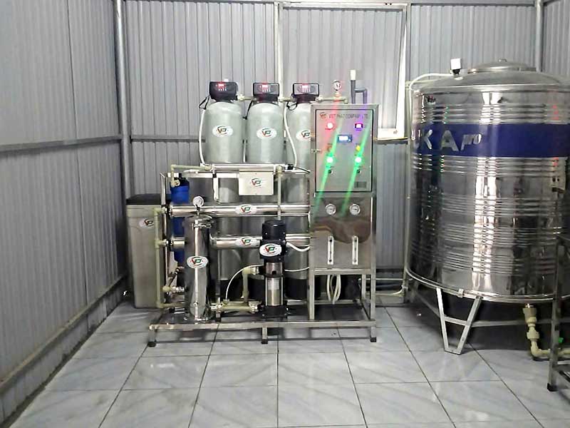 Bàn giao hệ thống lọc nước RO công nghiệp 500l/h tại Phú Thọ
