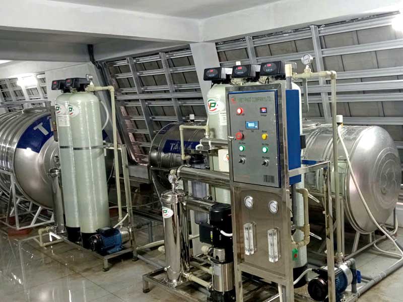 Bàn giao hệ thống lọc nước giếng khoan + lọc nước RO công nghiệp tại Vĩnh Phúc