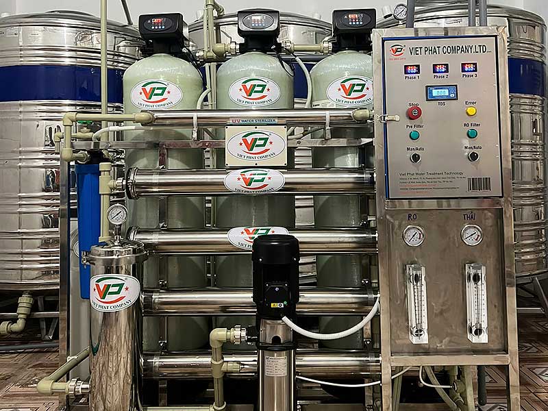 Bàn giao hệ thống lọc nước RO 1000l/h tại Lạng Sơn