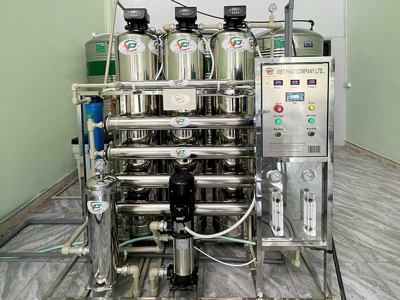 Bàn giao máy lọc nước RO công nghiệp 1000l/h tại Lào Cai