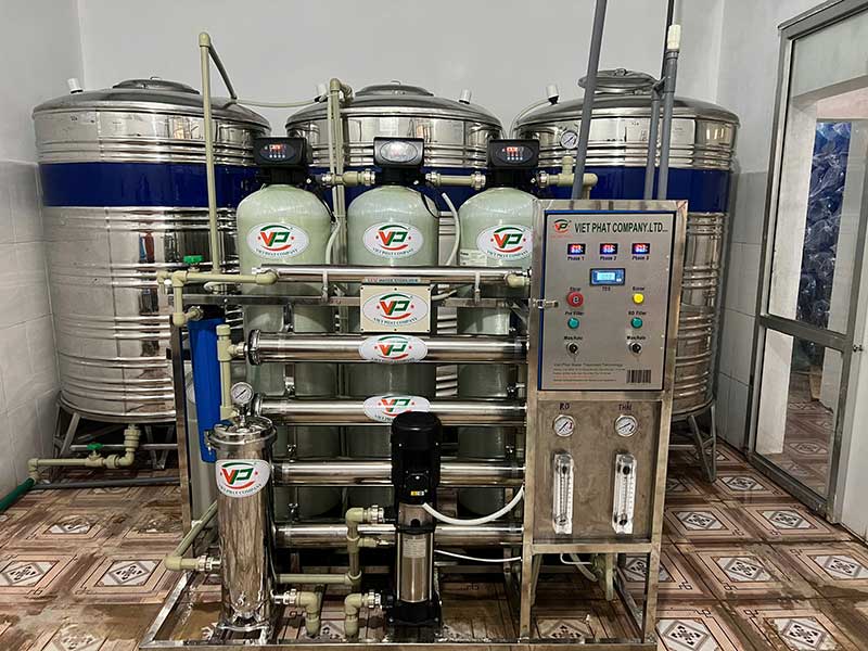 Công Trình Lọc Nước Tinh Khiết RO Công Suất 1000L/h Tại Chi Lăng - Lạng Sơn