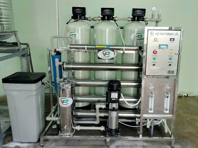 Bàn giao hệ thống lọc nước RO công nghiệp 1000l/h tại Đắk Nông