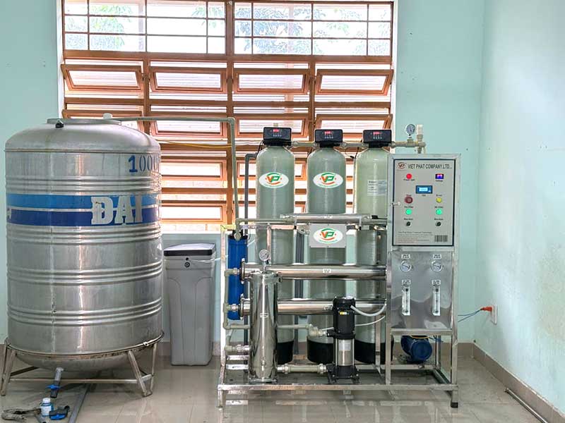 Bàn giao hệ thống lọc nước RO công nghiệp 500l/h tại Đồng Nai