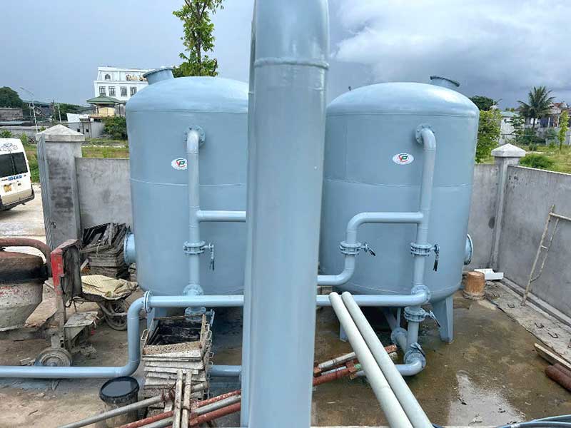 Bàn giao hệ thống lọc nước sinh hoạt 200m3 tại Hoà Bình 