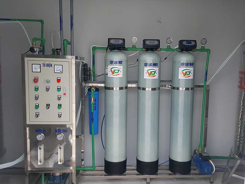 Bàn giao máy lọc nước RO tinh khiết 250l/h tại Sơn Tây - Hà Nội