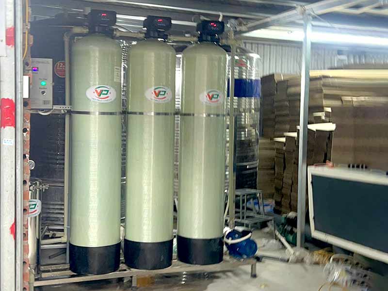 Bàn giao hệ thống lọc nước đầu nguồn 2.5m3/h tại Hoài Đức