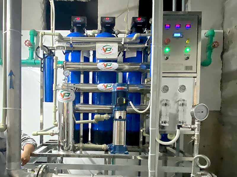 Bàn giao hệ thống lọc nước RO 750l/h tại Cát Bà