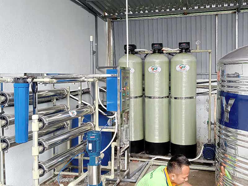 Bàn giao hệ thống lọc nước RO 1500l/h tại Thanh Hoá