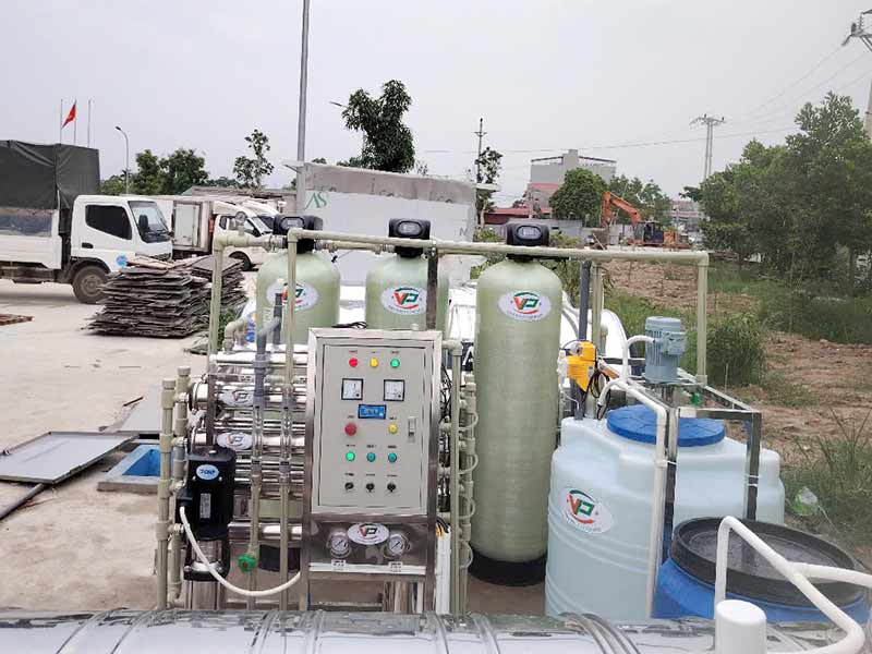Bàn giao hệ thống lọc nước RO 2000l/h tại Bắc Ninh
