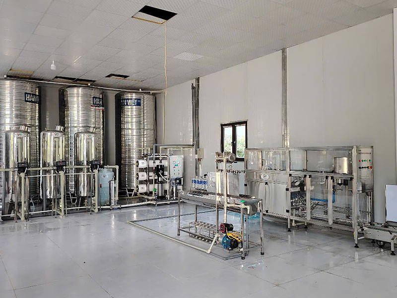 Dây chuyền sản xuất nước tinh khiết 3000l/h tại Nghệ An
