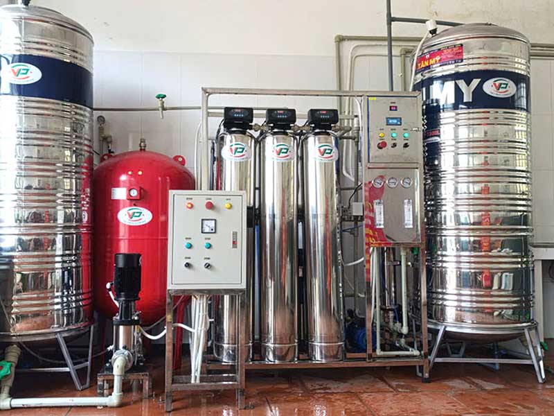 Dự án hệ thống lọc nước RO 500l/h tại Quảng Ninh