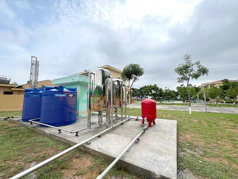 Việt Phát thi công hệ thống lọc nước giếng khoan 10m3/h tại Chí Linh – Hải Dương