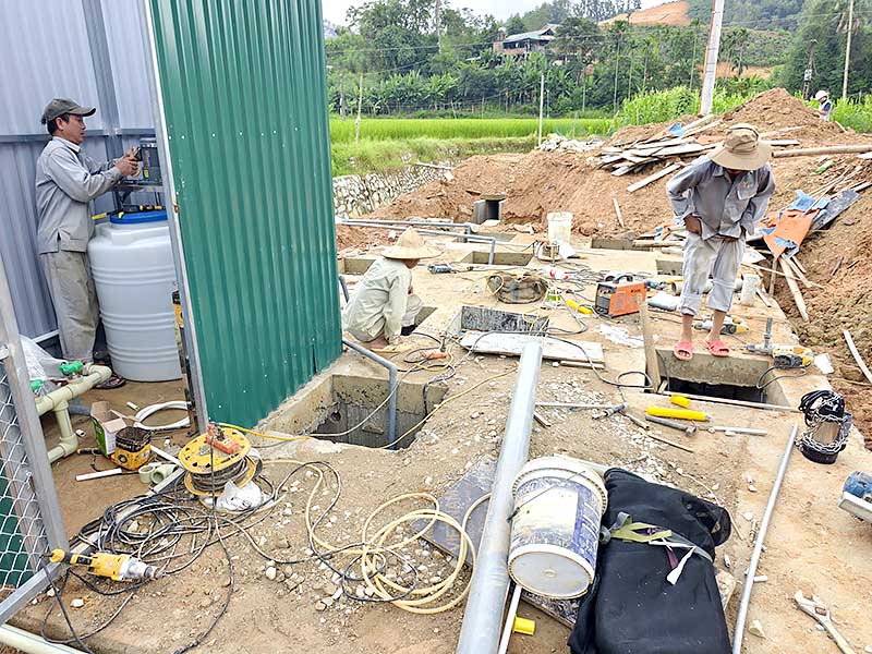 Hệ Thống Xử Lý Nước Thải Sinh Hoạt 20m3/Ngày Đêm Tại Khu Tái Định Cư Thành Công - Tuyên Quang