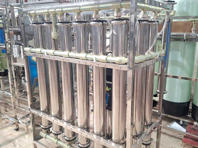 Sản xuất hệ thống lọc nước RO công nghiệp 2000L/h cho dự án tại Quảng Ninh