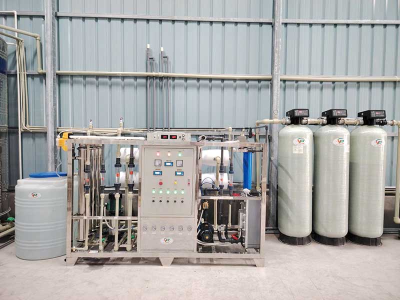 Bàn giao hệ thống lọc nước RO 2 cấp + EDI 1000l/h tại Hải Phòng