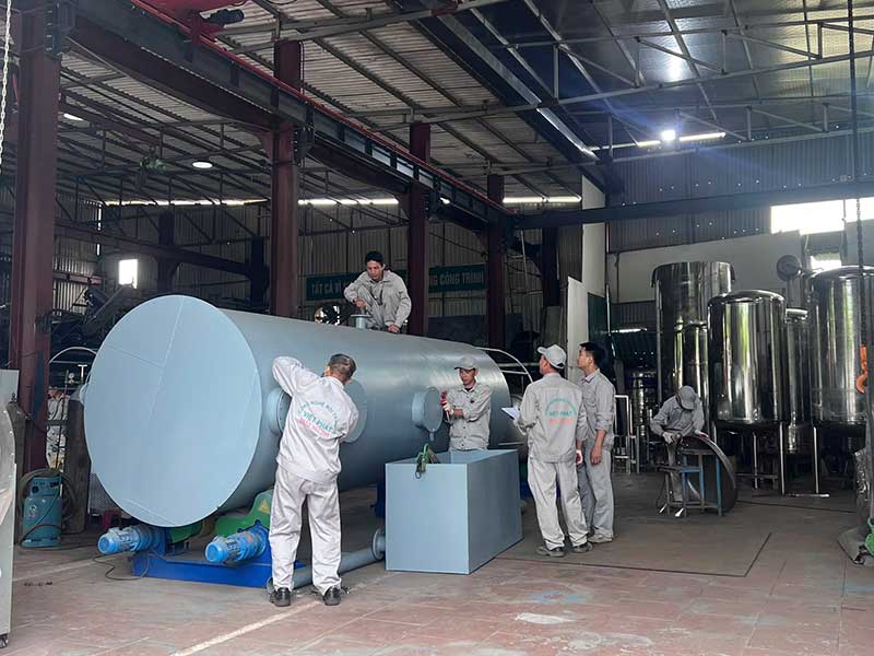 Việt Phát – Đơn vị chuyên gia công bồn bể xử lý nước inox, thép sơn epoxy, composite chất lượng cao