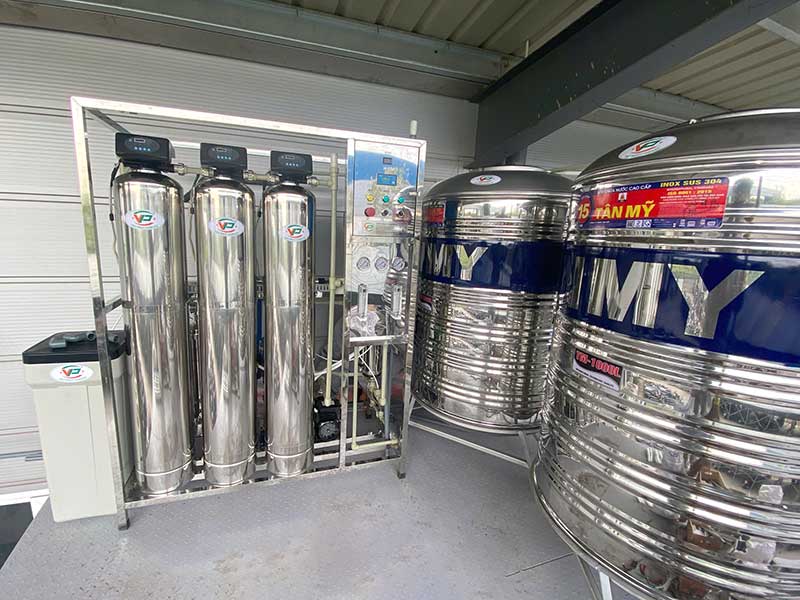 Hoàn Thiện Lắp Đặt Hệ Thống Lọc Nước RO 500l/h Tại Bắc Ninh
