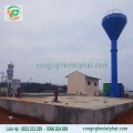 Tháp nước công nghiệp 30m3 cho Tập đoàn Hòa Phát tại Phú Thọ
