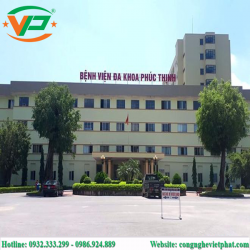 Hệ thống xử lý nước thải y tế của Bệnh viện Đa khoa Phúc Thịnh