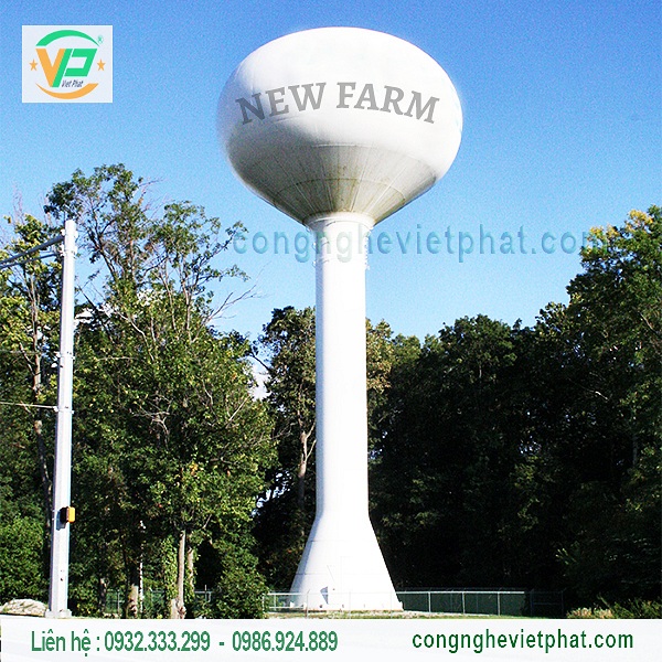 Tháp nước công nghiệp cho nông trường, trang trại