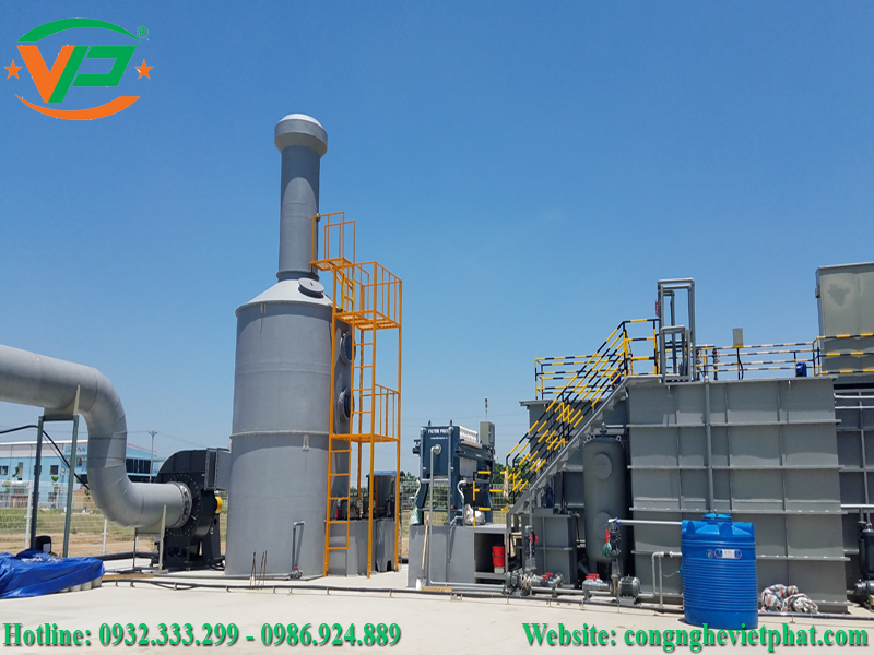 Hệ thống xử lý nước thải sinh hoạt và nước thải công nghiệp mạ linh kiện điện tử 