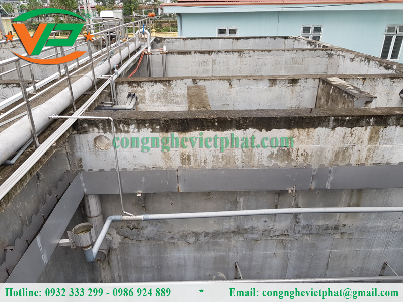 Nhà máy xử lý nước thải công suất 1000m3/24h tại KCN Bờ Trái Sông Đà - Hòa Bình