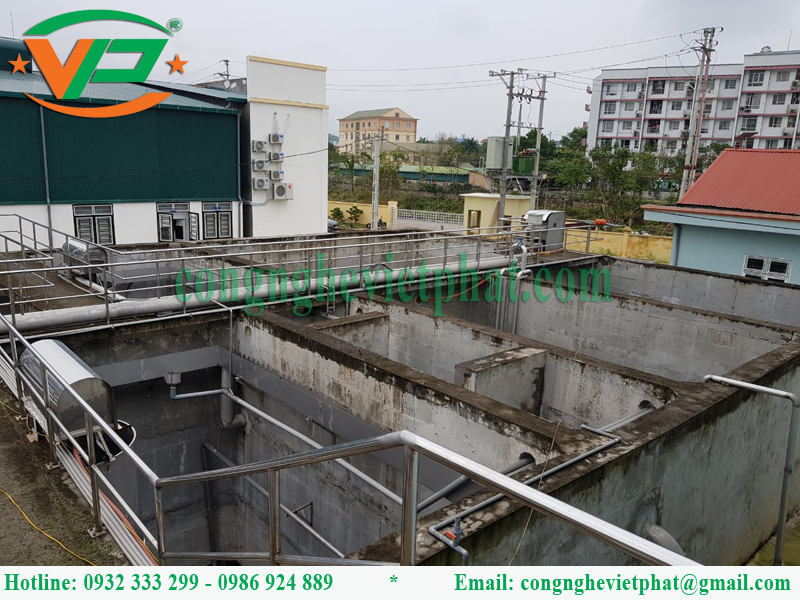 Nhà máy xử lý nước thải công suất 1000m3/24h tại KCN Bờ Trái Sông Đà - Hòa Bình